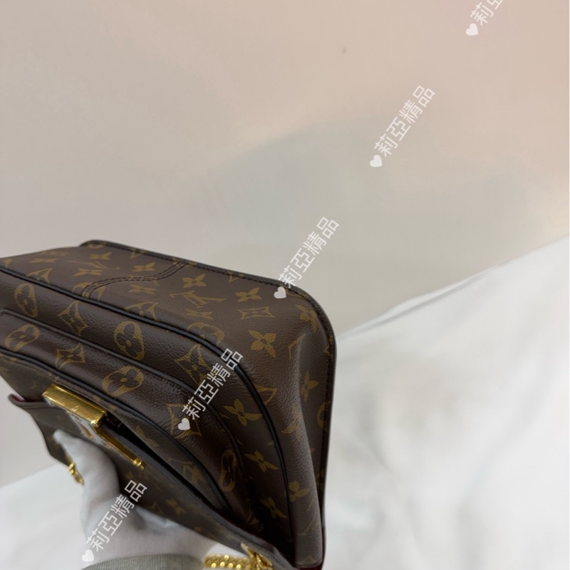 莉亞精品♡ LV M45592 Passy老花郵差包 二手-8