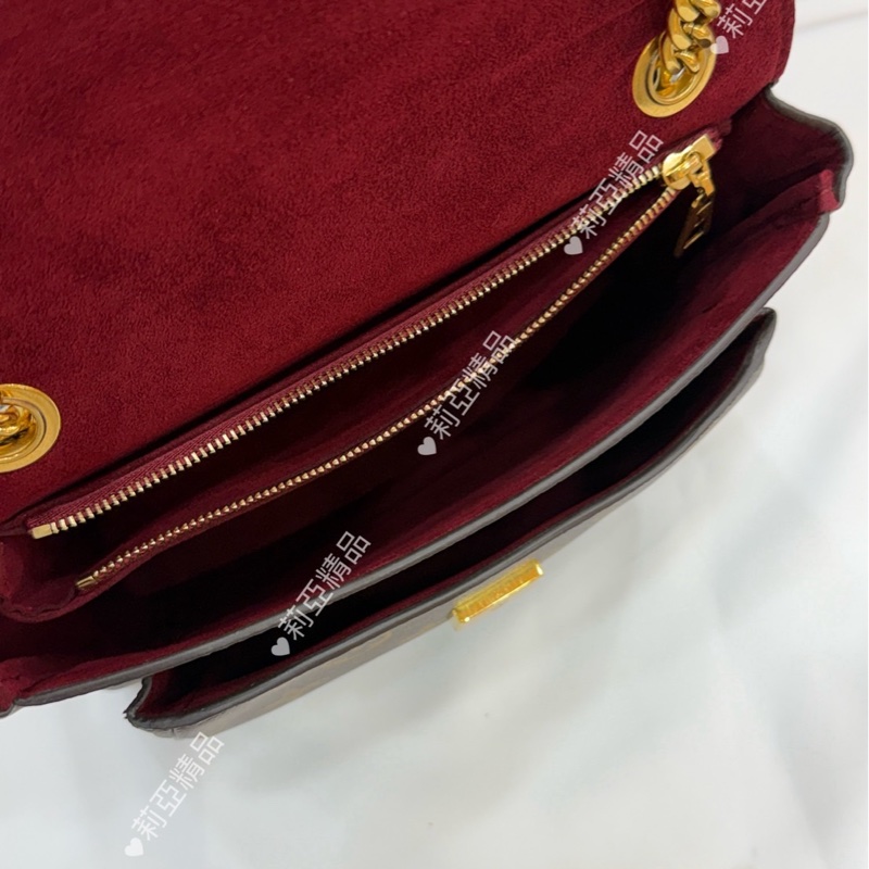 莉亞精品♡ LV M45592 Passy老花郵差包 二手-13