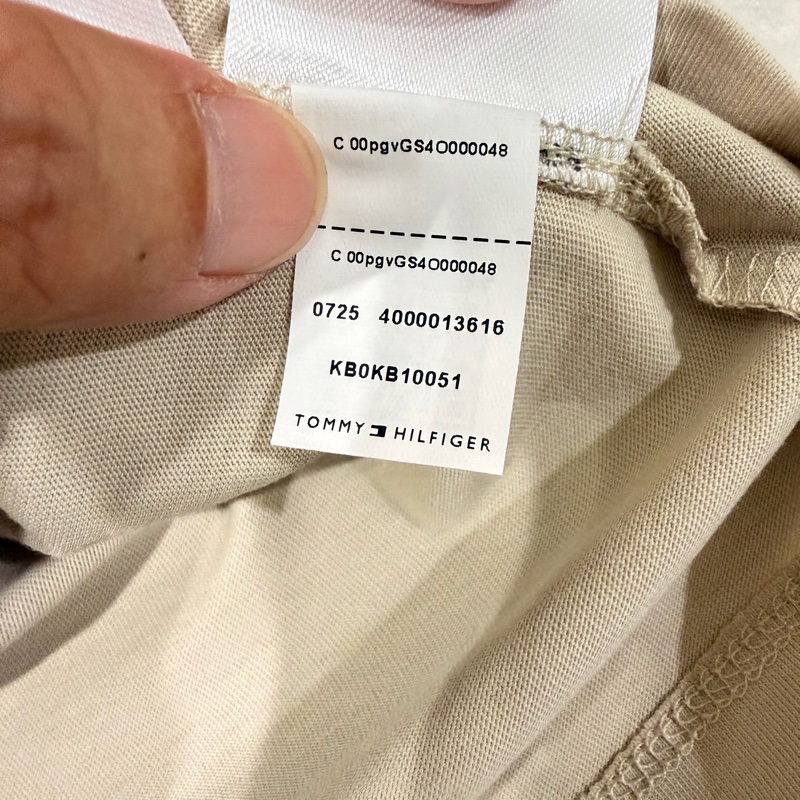 Tommy HILFIGER湯米 英文字母短䄂T恤/奶茶色-5