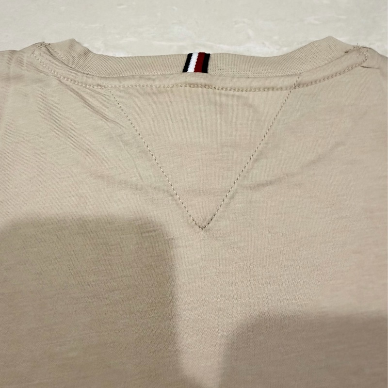 Tommy HILFIGER湯米 英文字母短䄂T恤/奶茶色-7