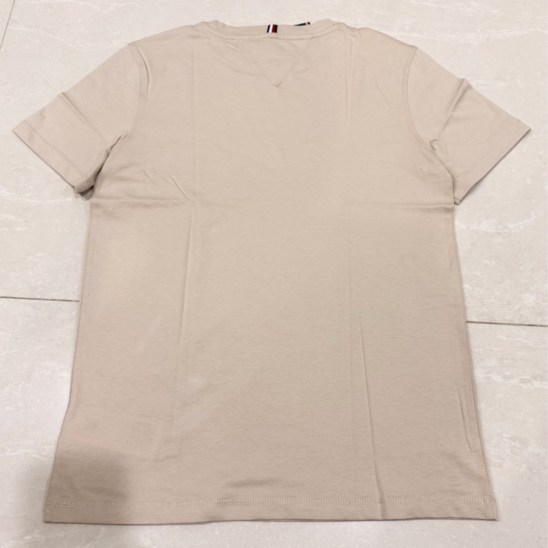 Tommy HILFIGER湯米 英文字母短䄂T恤/奶茶色-8