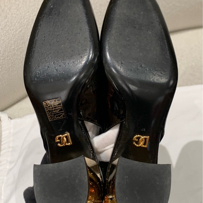 Dolce&Gabbana女士金屬跟瑪麗珍 牛皮 尺寸：37 無配件-5