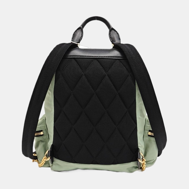 Burberry 尼龍後背包｜淺綠/灰綠 輕便實用 休閒百搭款-3