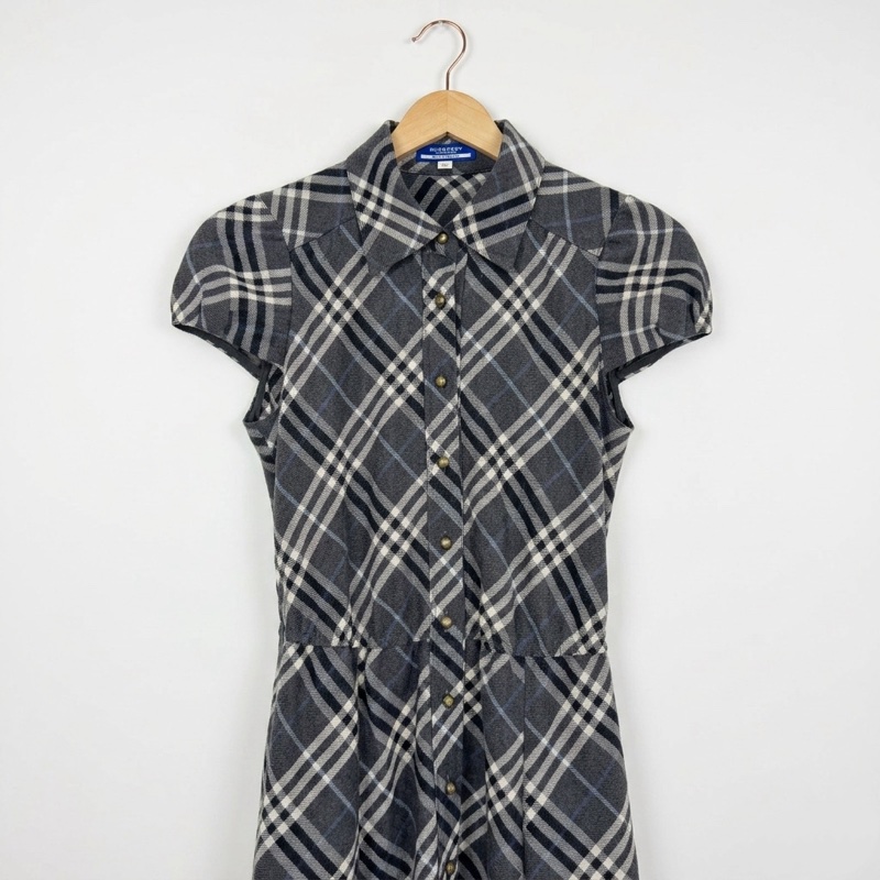 （貴氣迷人😍） Burberry 巴寶莉 貴婦版型 修身洋裝👗 【專櫃93,000】-3