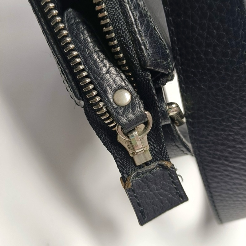 Burberry 多色帆布格紋單肩包手提包 銀色五金 可拆卸肩帶-7
