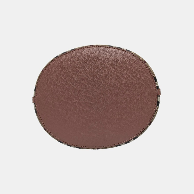 Burberry Lorne 卡其色塗層帆布戰馬格紋單肩包斜挎包-4