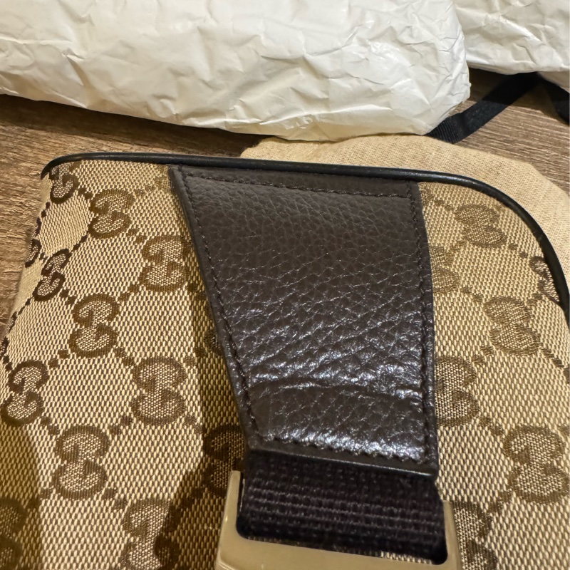 (9成5新) GUCCI 帆布腰包/胸包/斜挎包-5