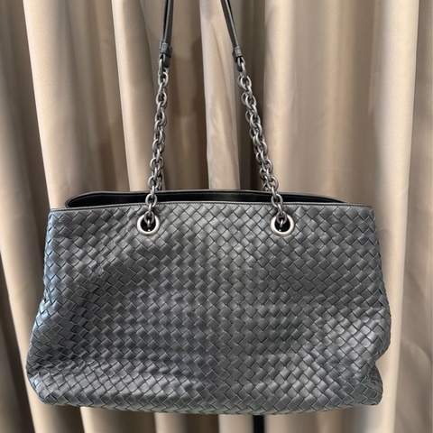 BOTTEGA VENETA寶緹嘉BV 編織小羊皮托特包