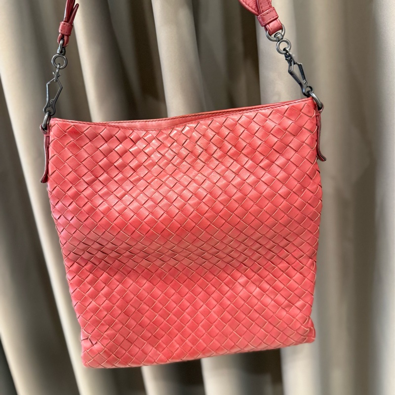 Bottega Veneta Intrecciato 編織皮革信差包-7