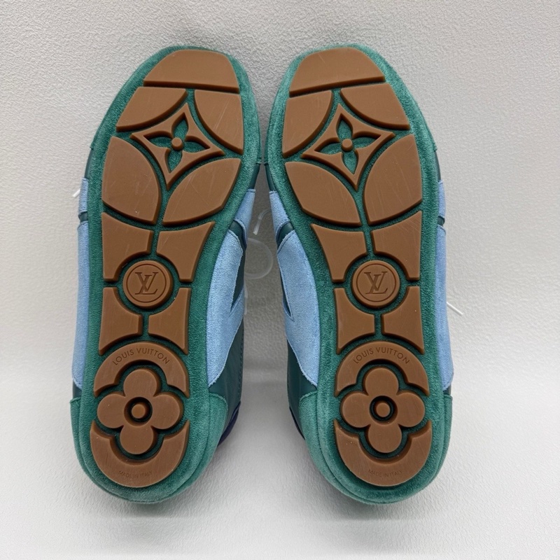 LV Sneakerina 德訓鞋 羊皮革 薄底鞋 女款 綠色新款38碼-9