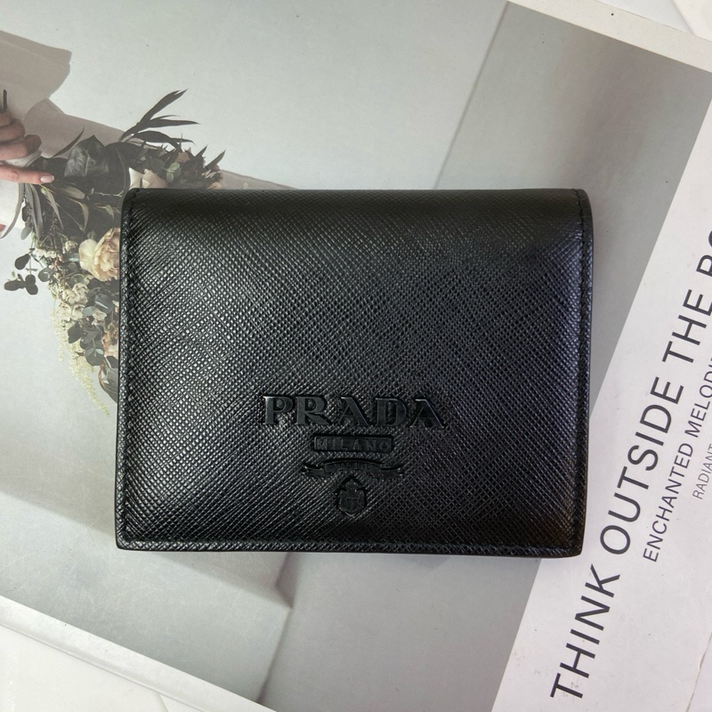 Prada/普拉達 短款錢夾卡包 錢包-1