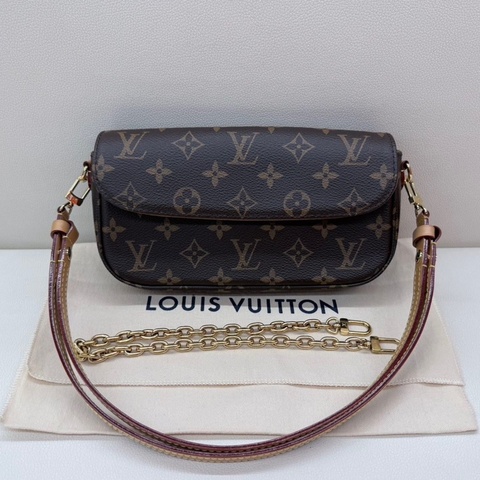 新款芯片款！Louis Vuitton LV IVY WOC 老花