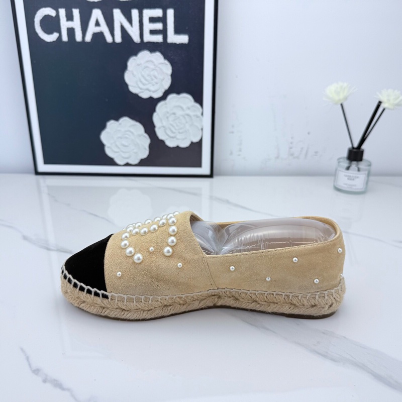 Chanel香奈兒珍珠漁夫鞋 36碼 🧡-3