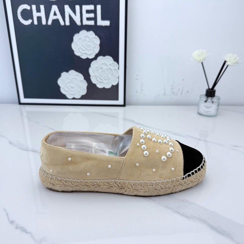 Chanel香奈兒珍珠漁夫鞋 36碼 🧡-4