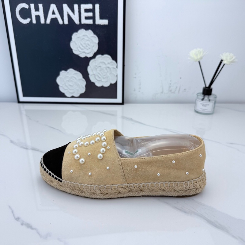 Chanel香奈兒珍珠漁夫鞋 36碼 🧡-5