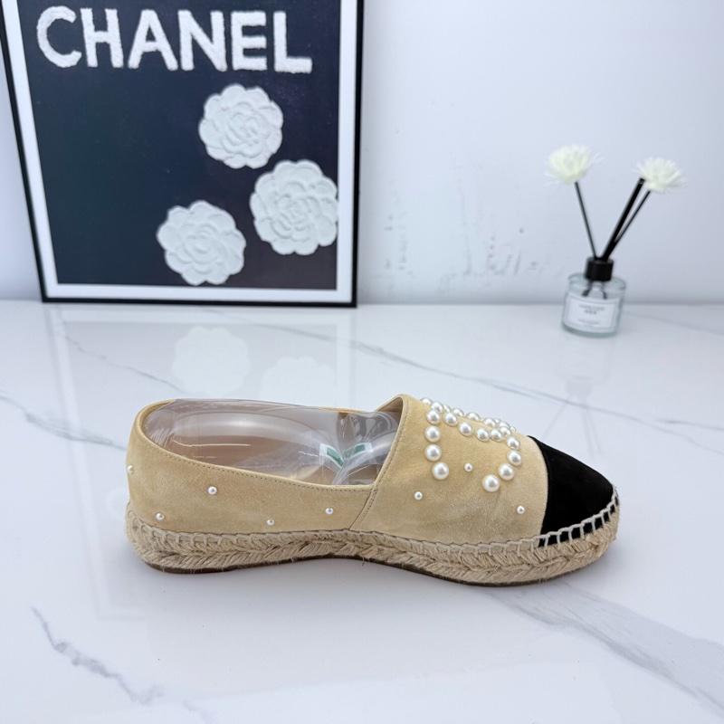 Chanel香奈兒珍珠漁夫鞋 36碼 🧡-6