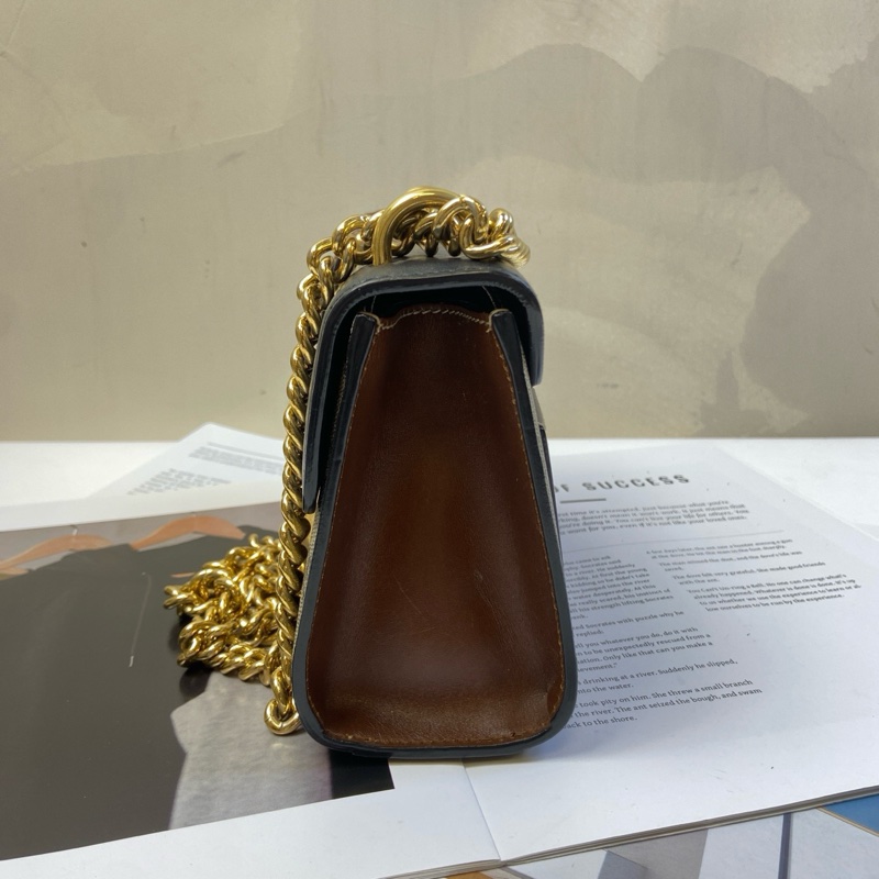 Gucci/古馳 Padlock月光寶盒 單肩包-4