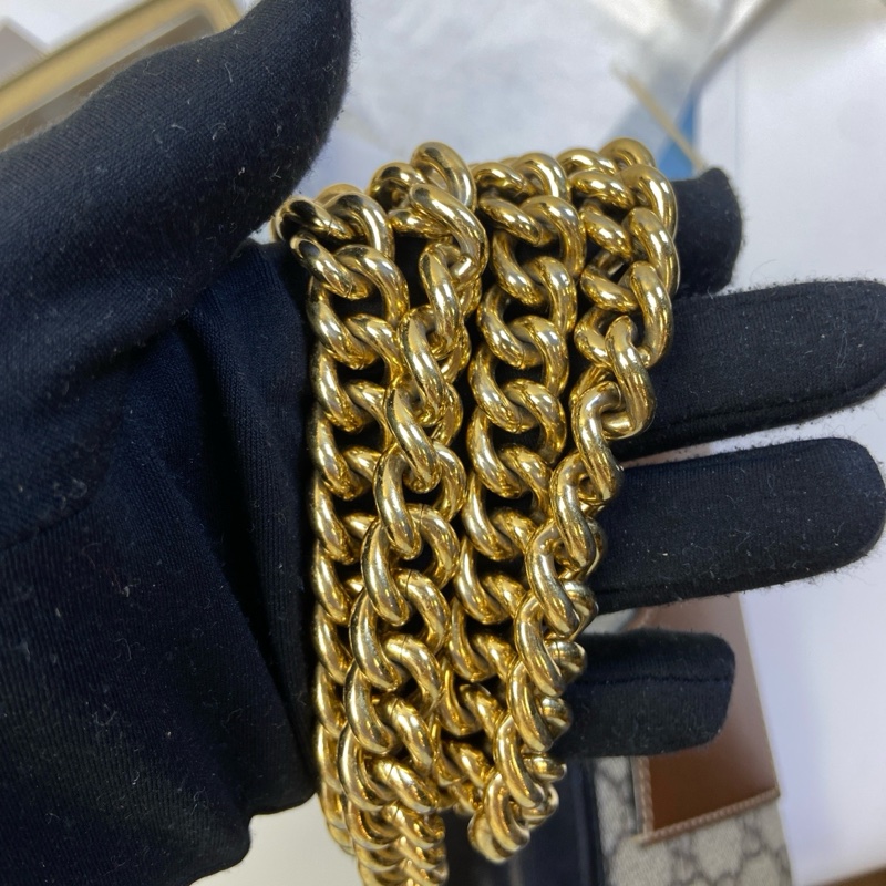 Gucci/古馳 Padlock月光寶盒 單肩包-6
