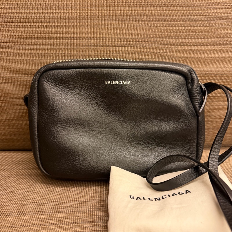 Balenciaga 巴黎世家 全皮 黑色 相機包 Camera bag-0