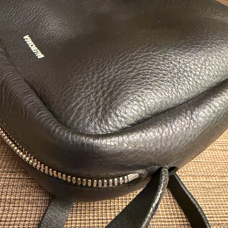 Balenciaga 巴黎世家 全皮 黑色 相機包 Camera bag-5