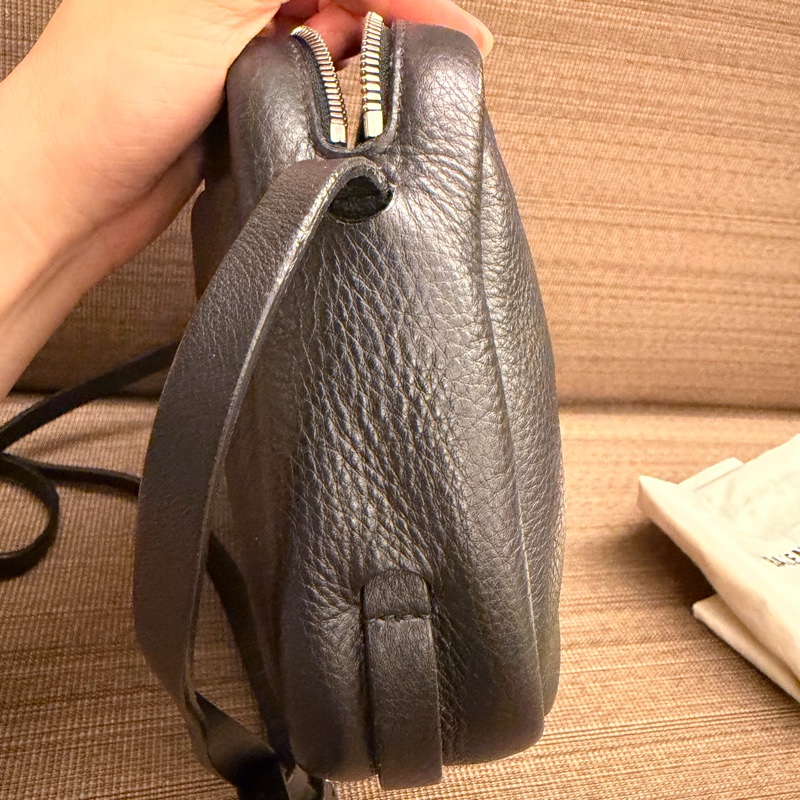 Balenciaga 巴黎世家 全皮 黑色 相機包 Camera bag-7
