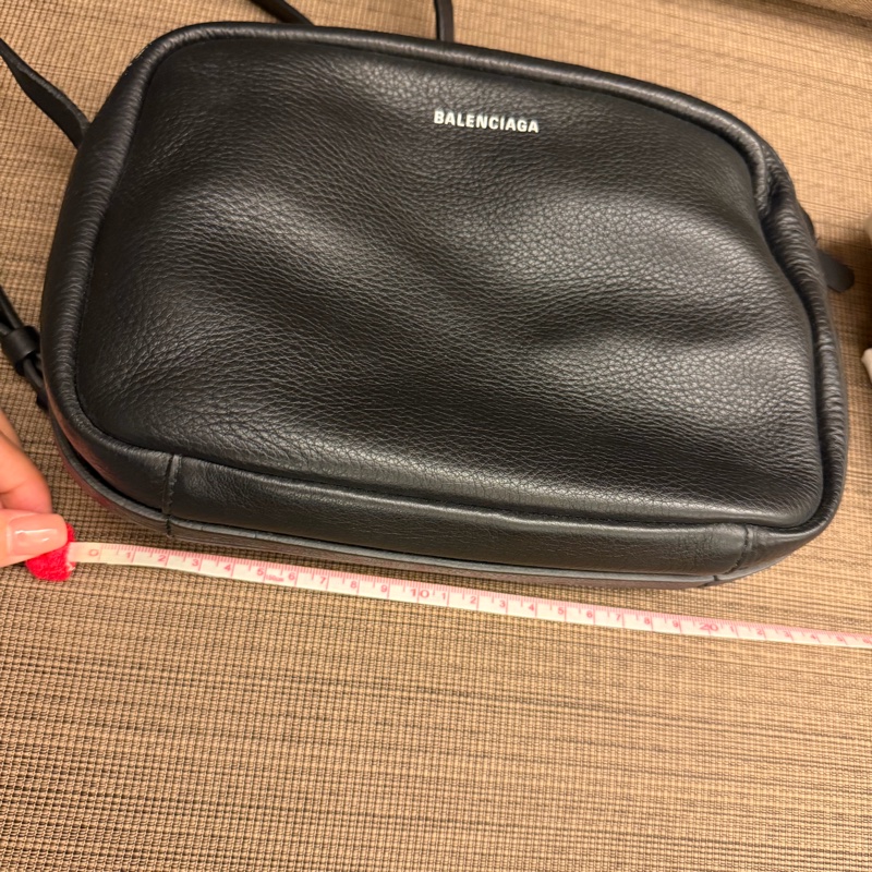 Balenciaga 巴黎世家 全皮 黑色 相機包 Camera bag-8