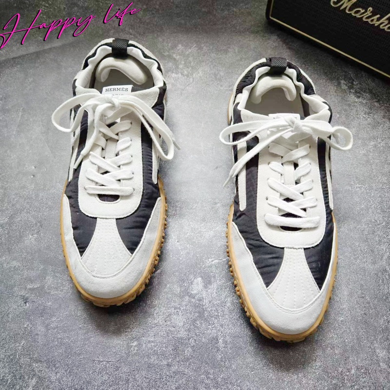 愛馬仕HERMES JET 黑白德訓鞋 41碼 好成色 98新-0