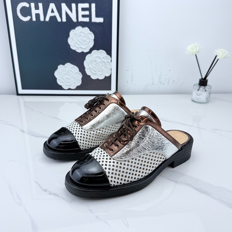 chanel香奈兒 黑白德比鞋 37碼 已貼底🧡-0