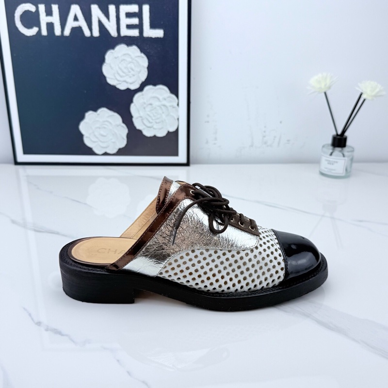 chanel香奈兒 黑白德比鞋 37碼 已貼底🧡-4
