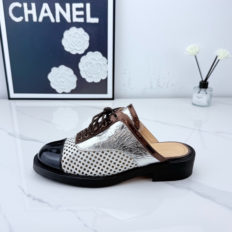 chanel香奈兒 黑白德比鞋 37碼 已貼底🧡-5