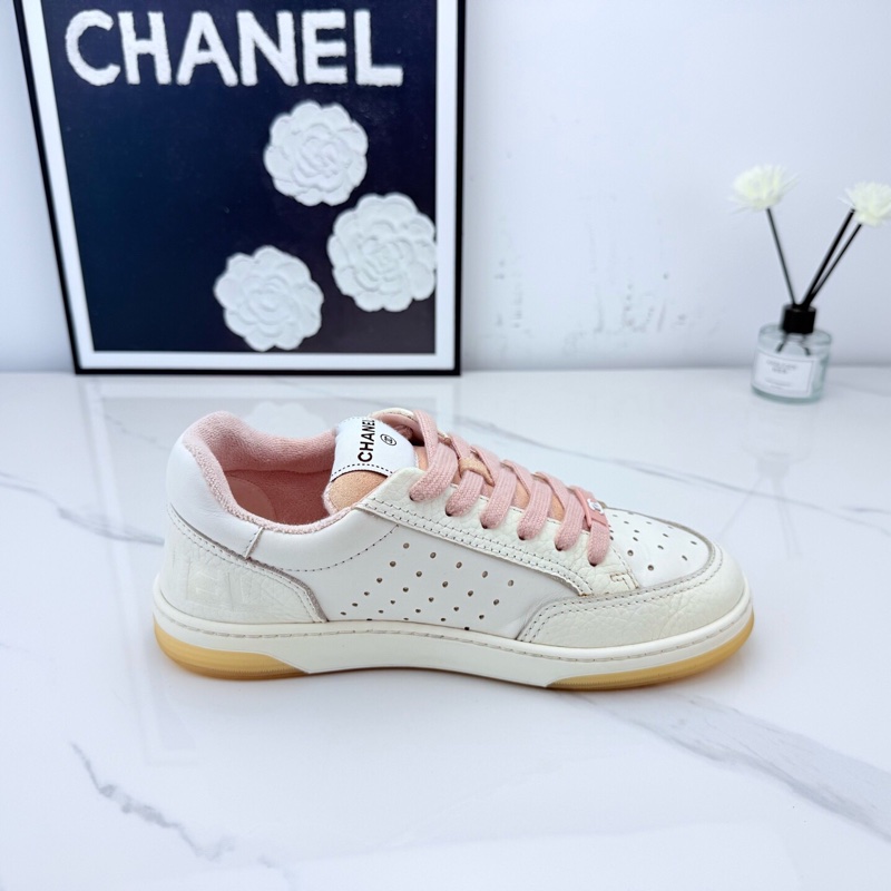 chanel香奈兒 白粉板鞋 36.5碼 🧡-6
