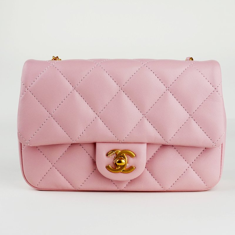 KÉSH 凱仕國際精品【限量甜美收藏款】CHANEL CF Mini 香奈兒 愛心吊墜鏈條包-2