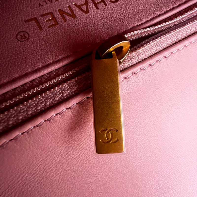 KÉSH 凱仕國際精品【限量甜美收藏款】CHANEL CF Mini 香奈兒 愛心吊墜鏈條包-15