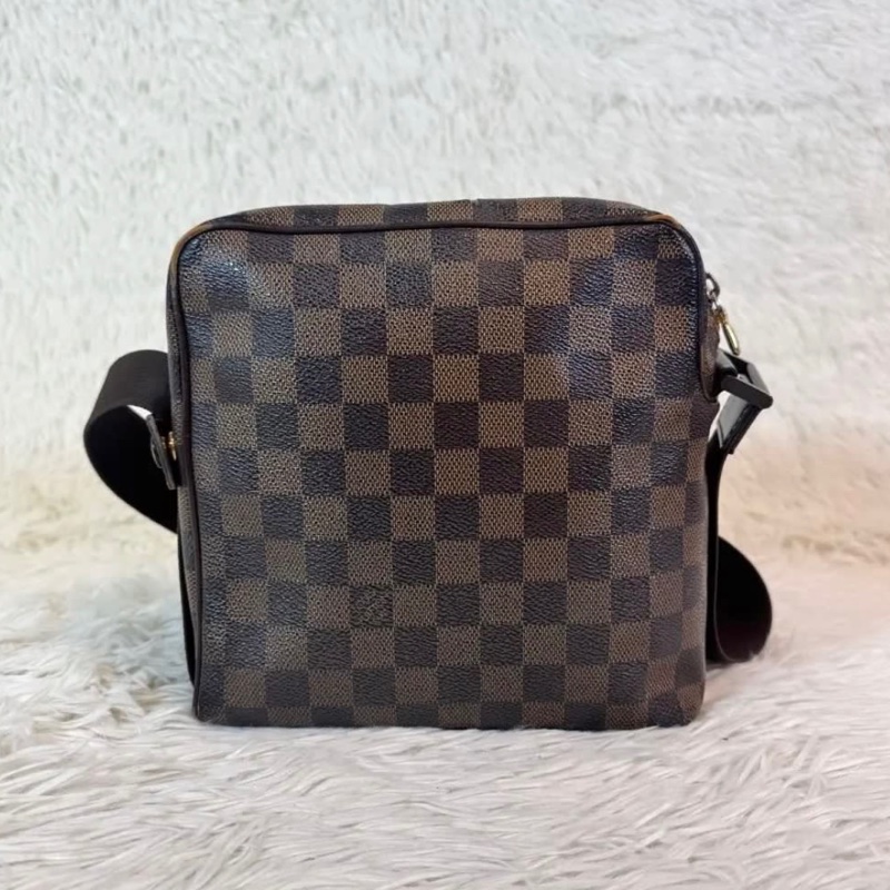 Louis Vuitto LV Olaf PM in Damier Ebene Messenger 斜挎包-1