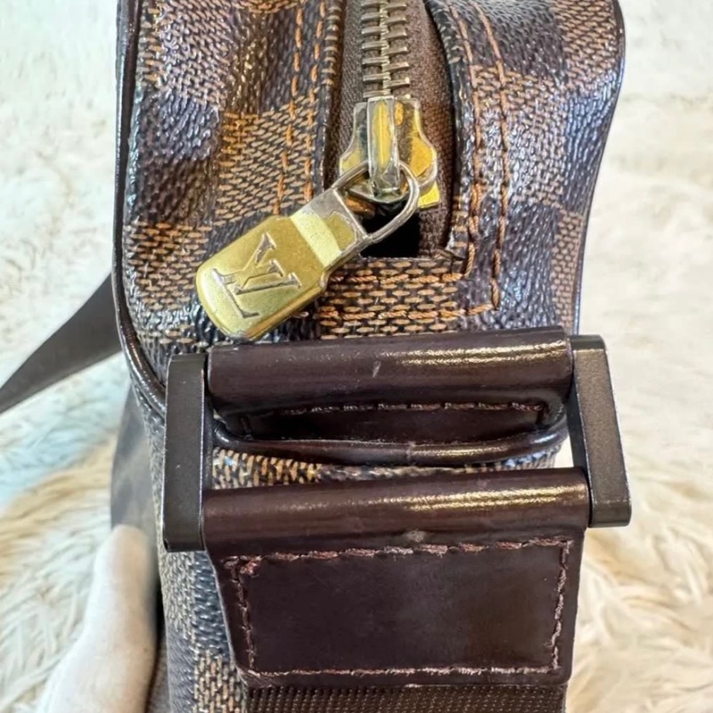 Louis Vuitto LV Olaf PM in Damier Ebene Messenger 斜挎包-8