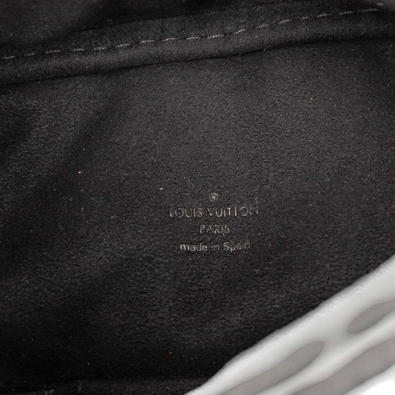 超型 Louis Vuitton LV laser monogram Clarkson 鐳射袋黑色斜挎包-4