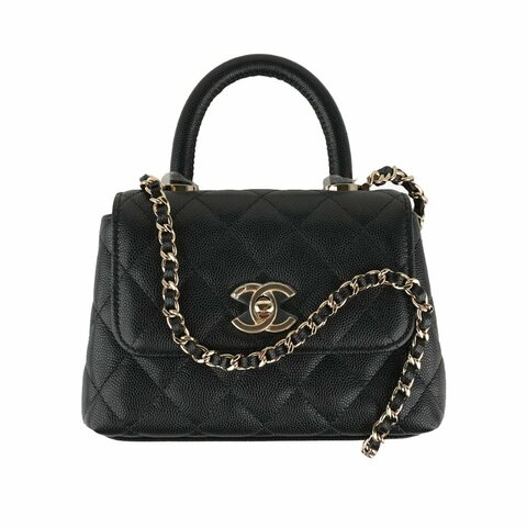 KÉSH 凱仕國際精品【限量甜美收藏款】CHANEL CF Mini 愛心吊墜鏈條包 香奈兒 Classic Flap Mini｜櫻花粉羊皮｜愛心鏈帶設計