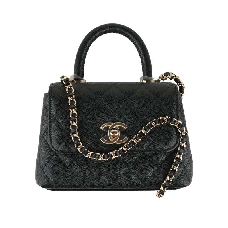 KÉSH 凱仕國際精品【限量甜美收藏款】CHANEL CF Mini 愛心吊墜鏈條包 香奈兒 Classic Flap Mini｜櫻花粉羊皮｜愛心鏈帶設計-0
