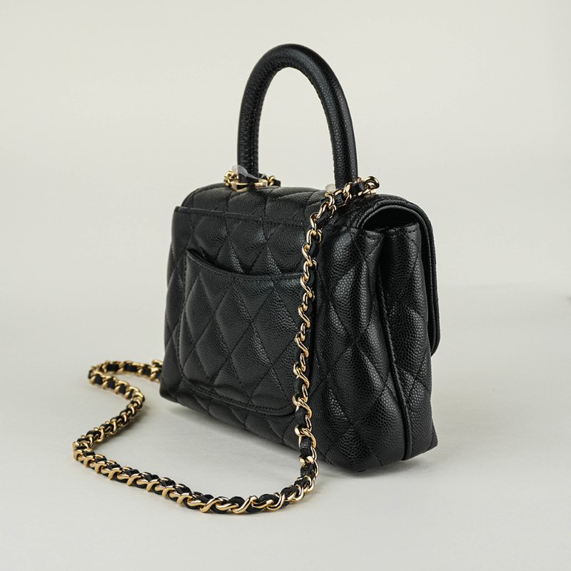 KÉSH 凱仕國際精品【限量甜美收藏款】CHANEL CF Mini 愛心吊墜鏈條包 香奈兒 Classic Flap Mini｜櫻花粉羊皮｜愛心鏈帶設計-5