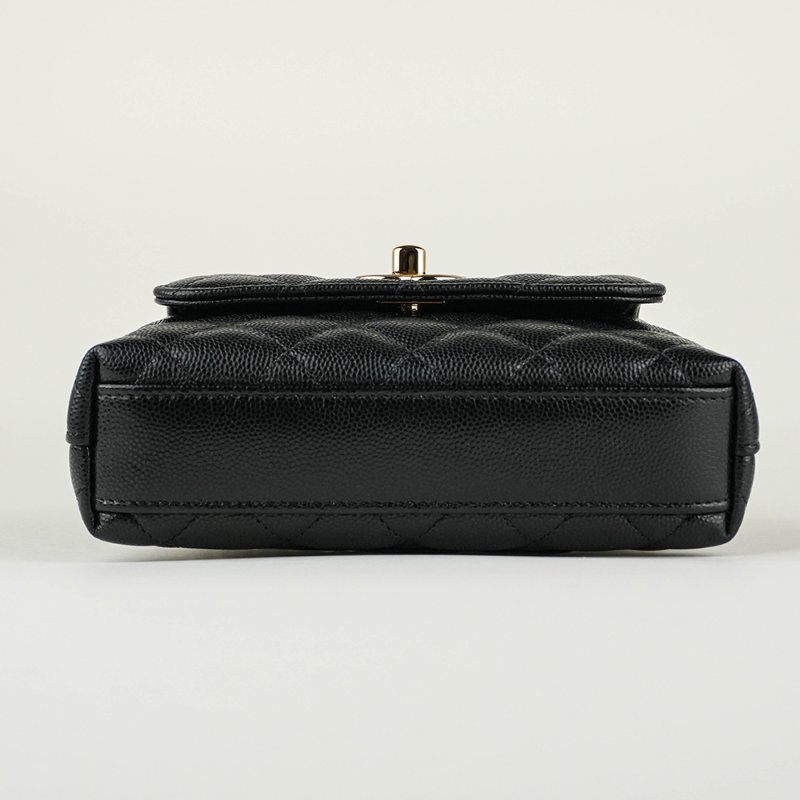 KÉSH 凱仕國際精品【限量甜美收藏款】CHANEL CF Mini 愛心吊墜鏈條包 香奈兒 Classic Flap Mini｜櫻花粉羊皮｜愛心鏈帶設計-7