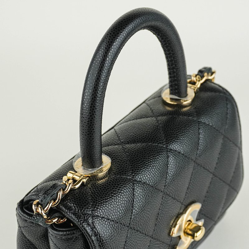 KÉSH 凱仕國際精品【限量甜美收藏款】CHANEL CF Mini 愛心吊墜鏈條包 香奈兒 Classic Flap Mini｜櫻花粉羊皮｜愛心鏈帶設計-9