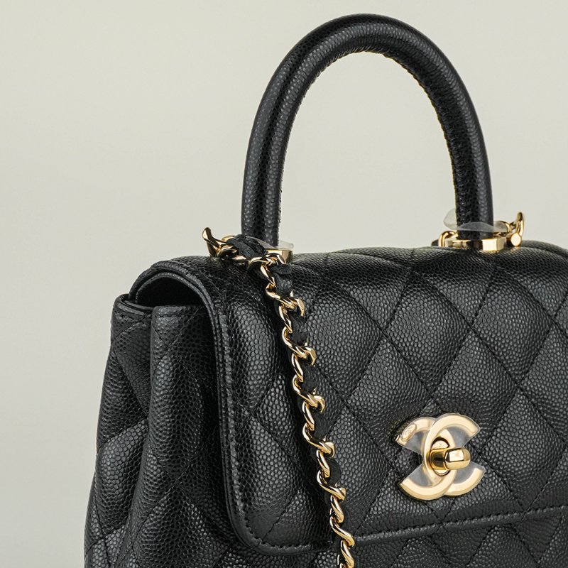 KÉSH 凱仕國際精品【限量甜美收藏款】CHANEL CF Mini 愛心吊墜鏈條包 香奈兒 Classic Flap Mini｜櫻花粉羊皮｜愛心鏈帶設計-10