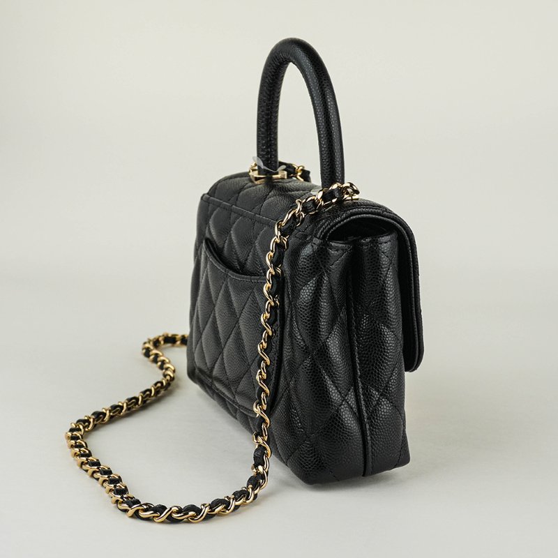 KÉSH 凱仕國際精品【限量甜美收藏款】CHANEL CF Mini 愛心吊墜鏈條包 香奈兒 Classic Flap Mini｜櫻花粉羊皮｜愛心鏈帶設計-13