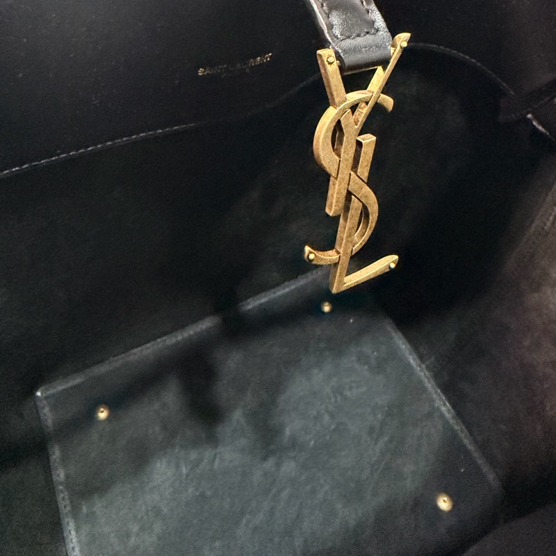 ✨全新未拆封 YSL黑金LE 37小牛皮水桶包-19