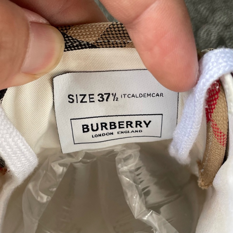巴寶莉burberry格子板鞋37.5碼🧡-7