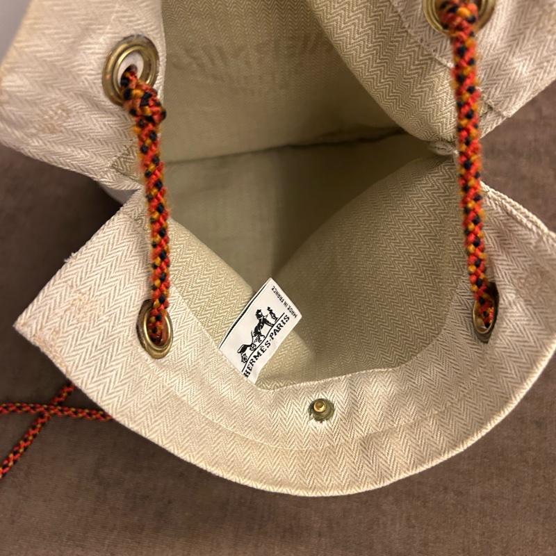 Hermes Sellier Paris 斜挎包 Aline 帆布袋-5