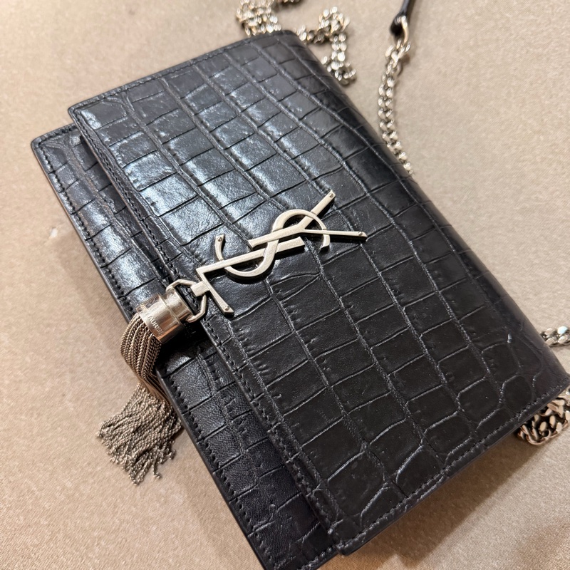 ysl 鱷魚流蘇 woc-1