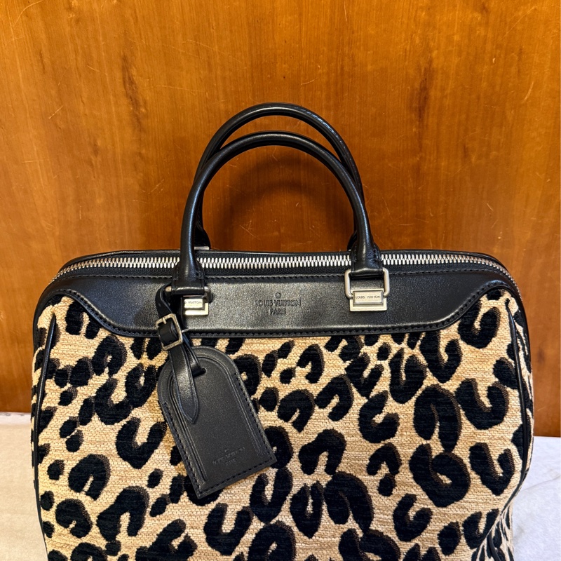LOUIS VUITTON 限量Stephen Sprouse豹紋Speedy 30-0