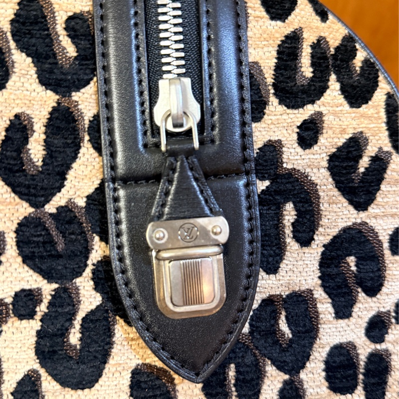 LOUIS VUITTON 限量Stephen Sprouse豹紋Speedy 30-3