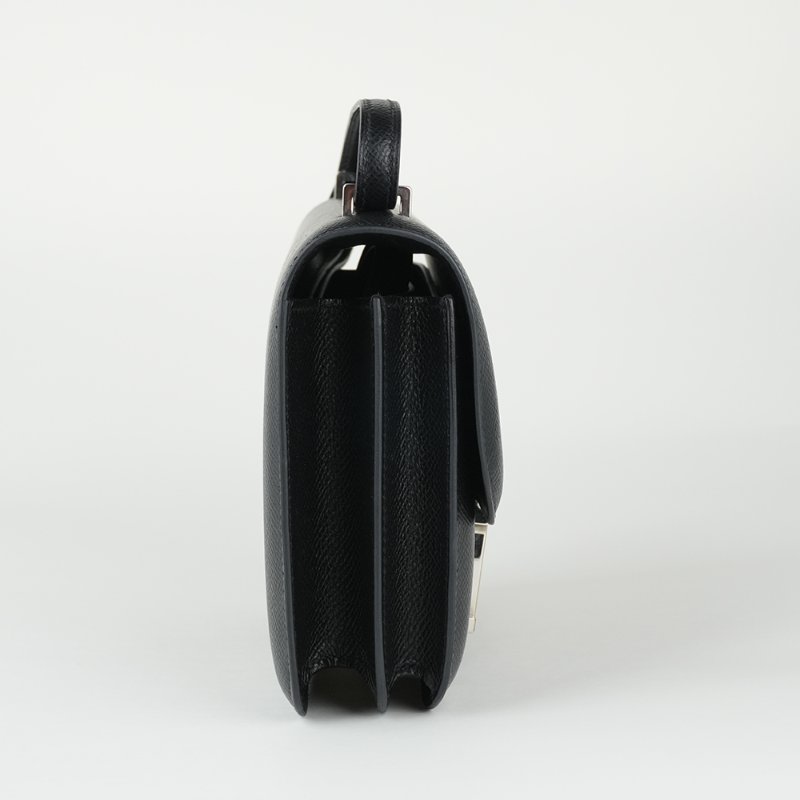 KESH 凱仕國際精品【經典品味，收藏級存在】HERMÈS Constance 19 愛馬仕 黑色銀釦康康包-5